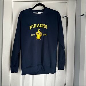 Pikachu Navy Blue Sweater